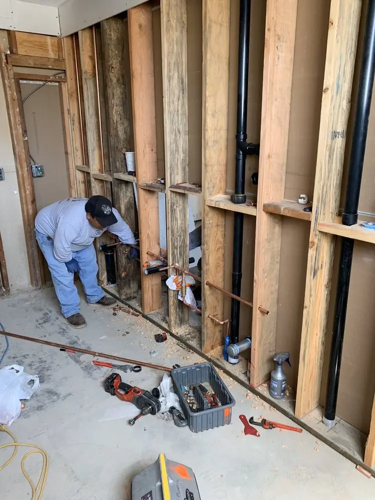 Commercial rough-in plumbing for Trenchless Sewer Repair in Wayside